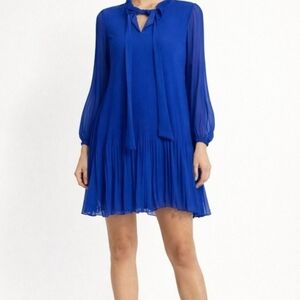 DKNY Royal Blue Long Sleeve Dress